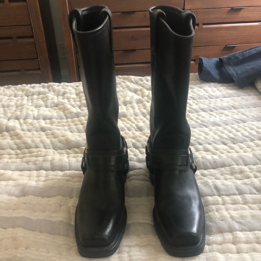 Frye harness boots